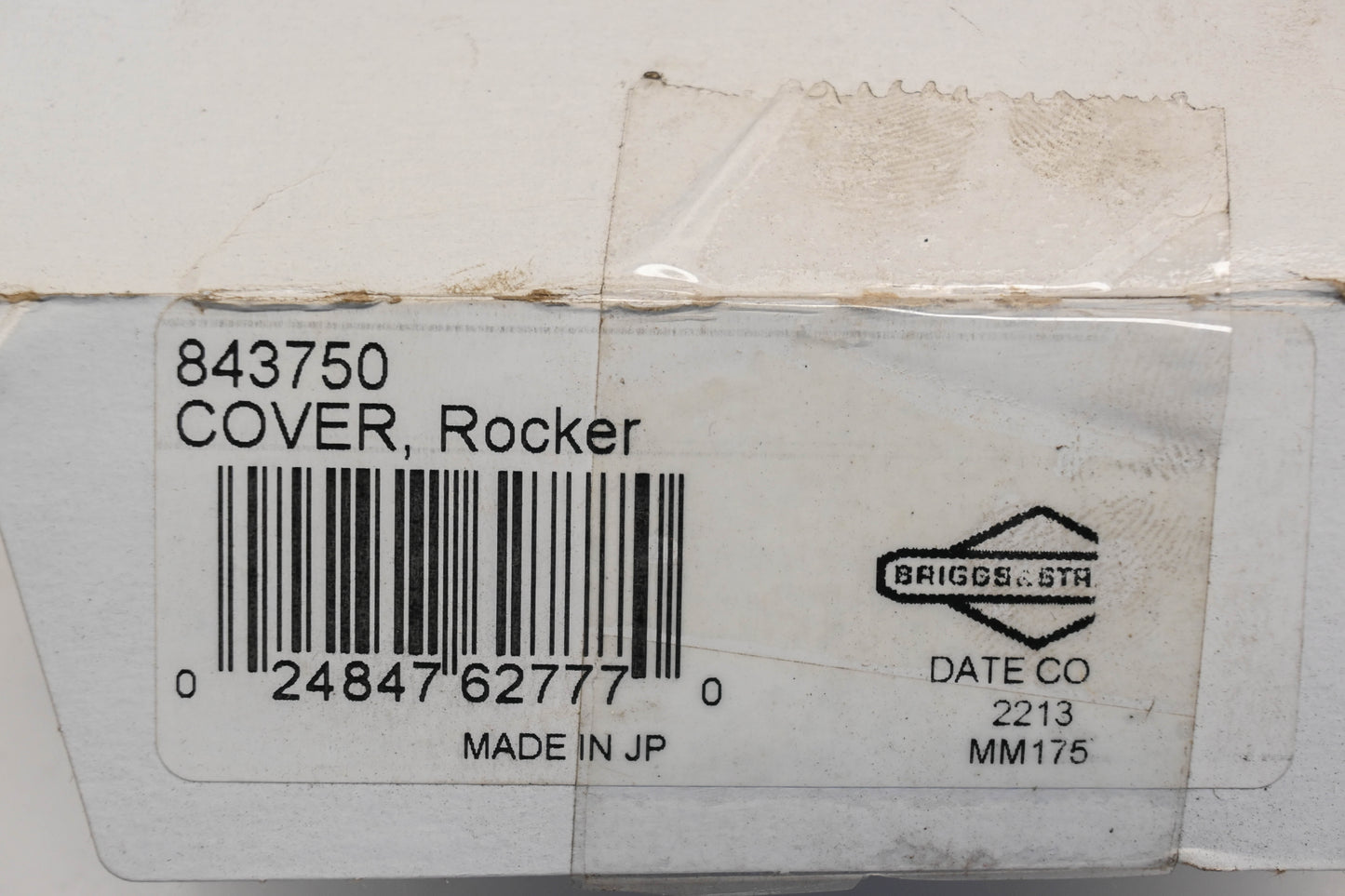 New OEM Briggs & Stratton 843750 Rocker Cover Kit NOS