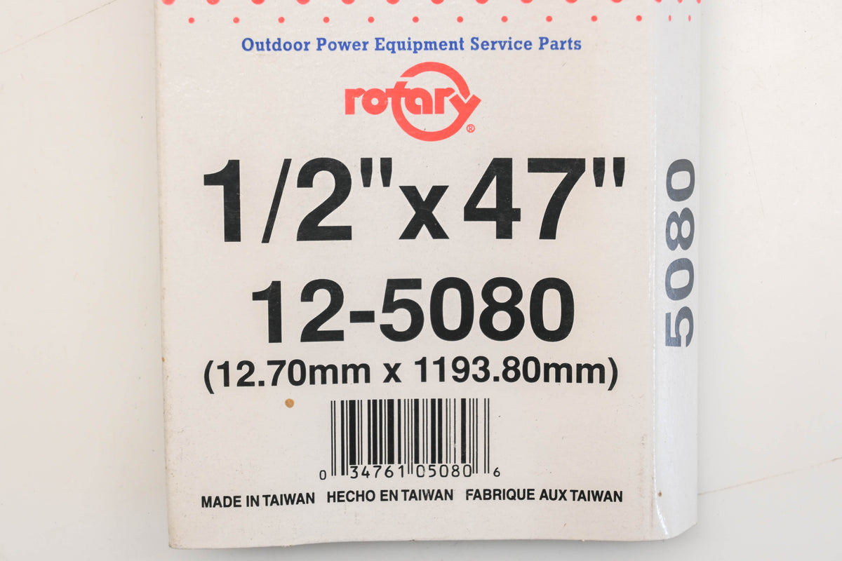 Rotary 12-5080, 4L-470 1/2" x 47" V-Belt NOS