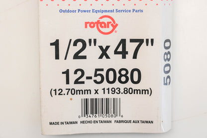 Rotary 12-5080, 4L-470 1/2" x 47" V-Belt NOS