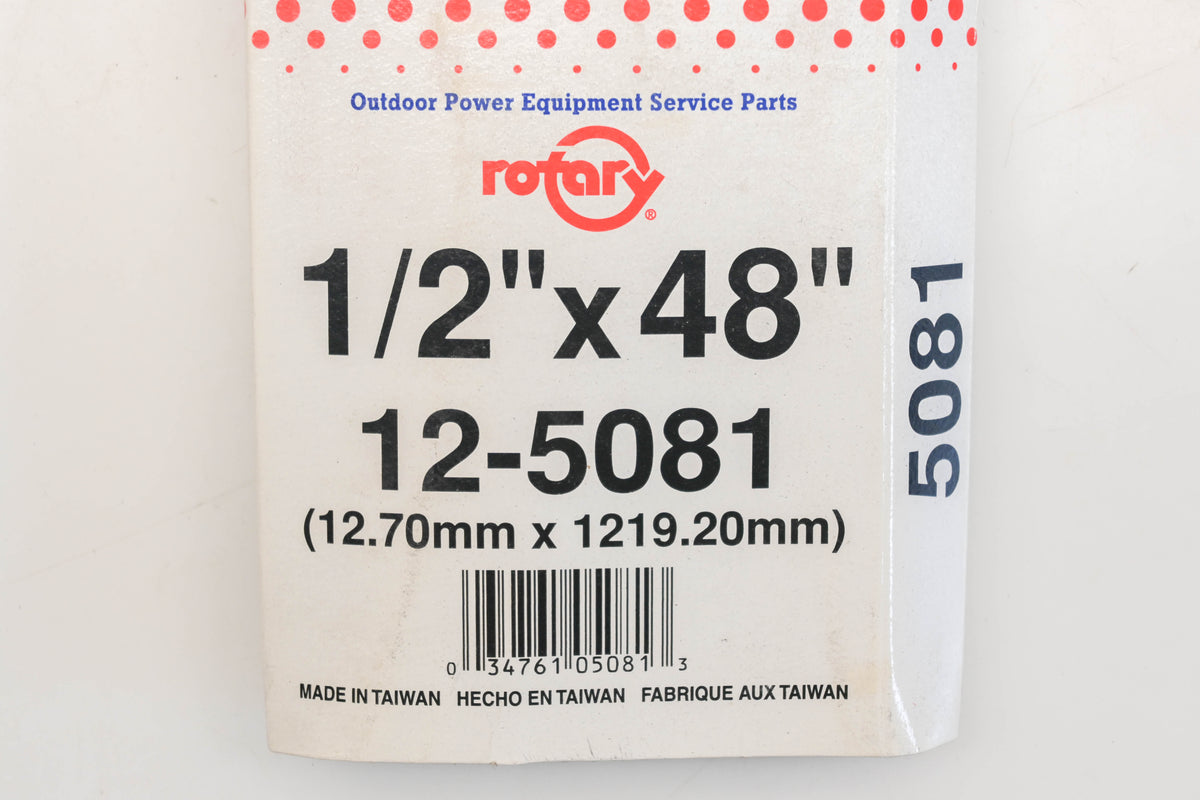 Rotary 12-5081, 4L-480 1/2" x 48" V-Belt NOS