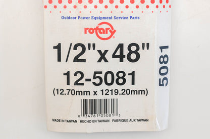 Rotary 12-5081, 4L-480 1/2" x 48" V-Belt NOS