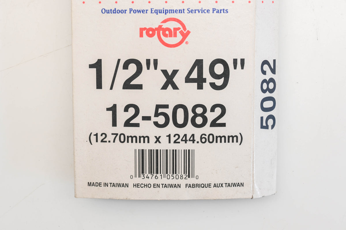 Rotary 12-5082, 4L-490 1/2" x 49" V-Belt NOS