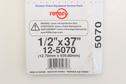 Rotary 12-5070, 4L-370 1/2" x 37" V-Belt NOS