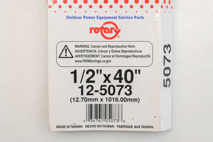 Rotary 12-5073, 4L-400 1/2" x 40" V-Belt NOS