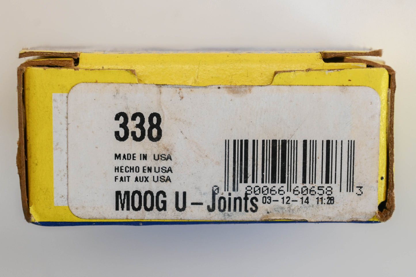 Moog 338 U-Joints Qty 2 NOS
