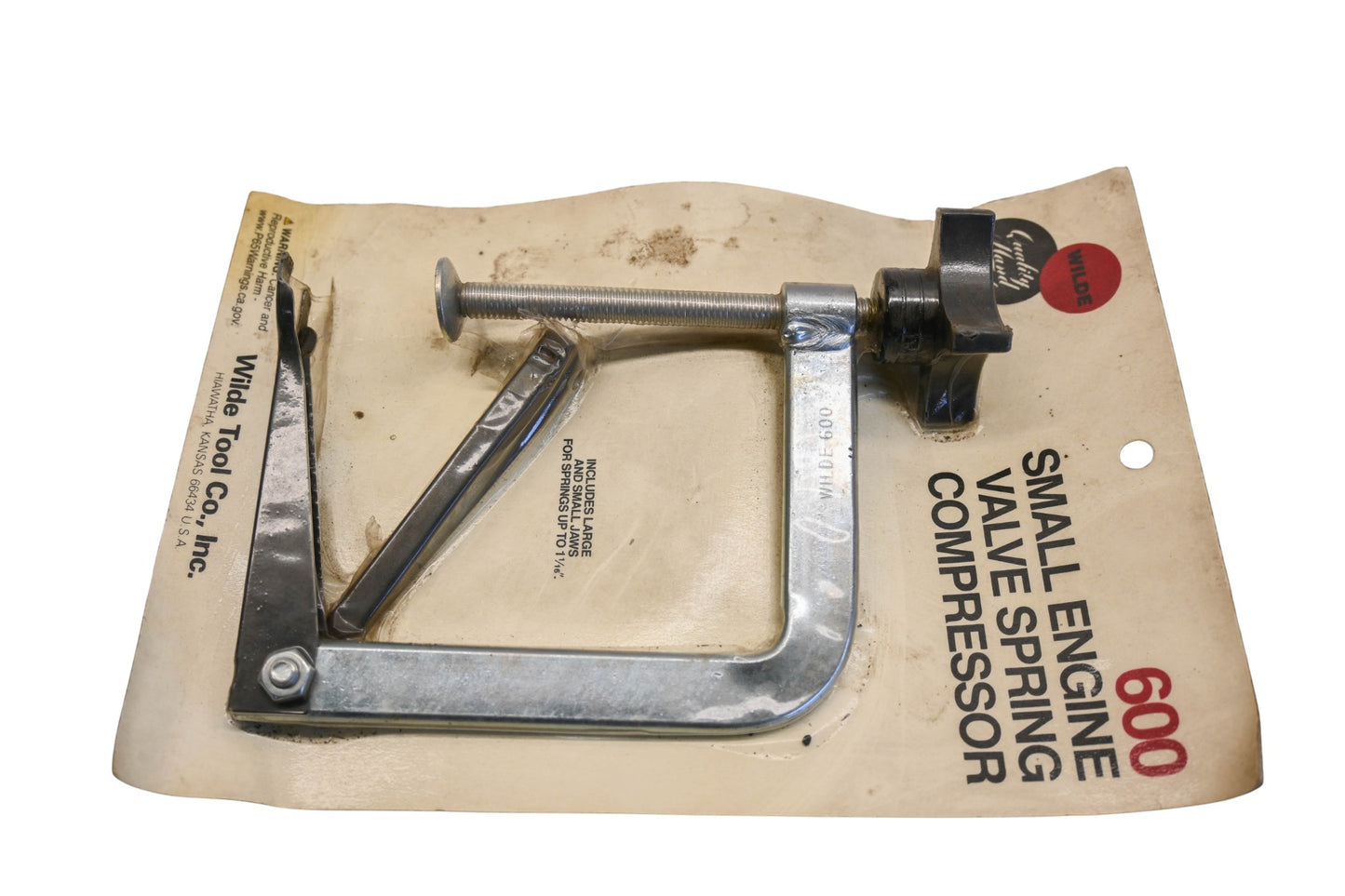 Wilde Tool Co. 600 Small Engine Valve Spring Compressor Kit NOS