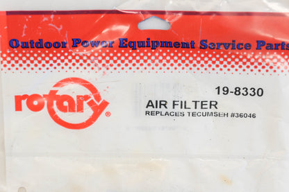 Rotary 19-8330, 36046 Air Filter NOS