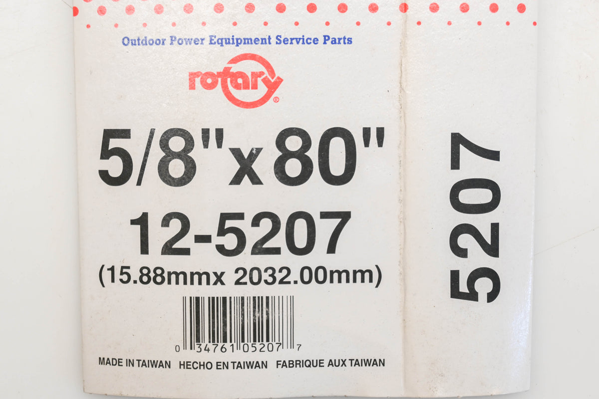 Rotary 12-5207, 5L-800 5/8" x 80" V-Belt NOS