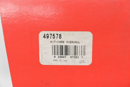 New OEM Briggs & Stratton 497578 Carburetor Overhaul Kit NOS