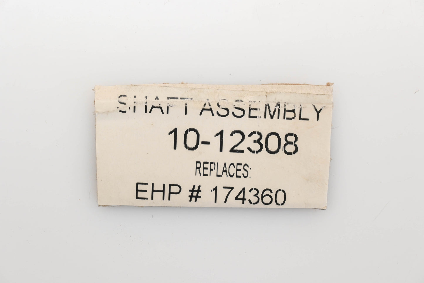 Rotary 10-12308, 174360 Spindle Shaft Assembly NOS