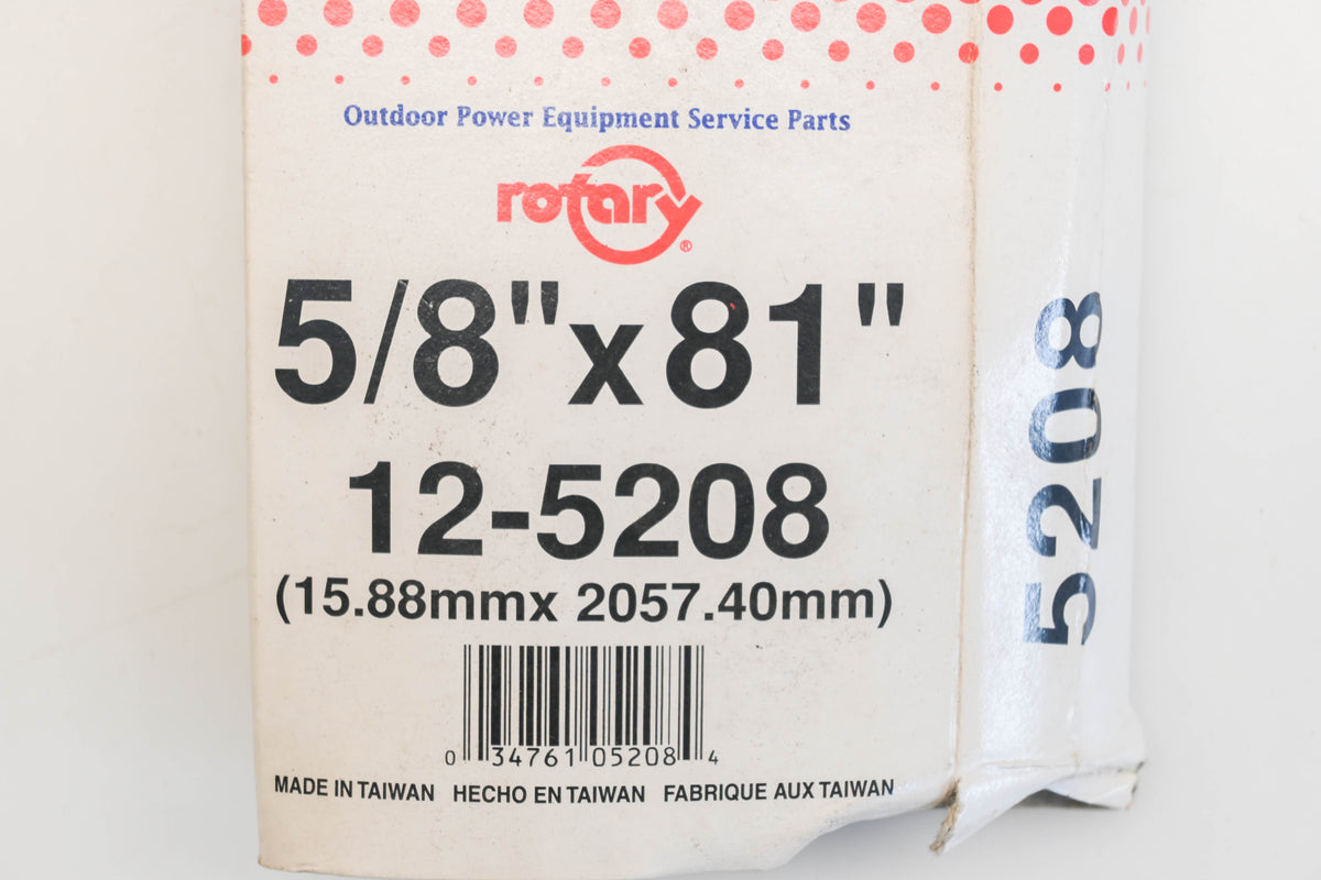 Rotary 12-5208, 5L-810 5/8" x 81" V-Belt NOS