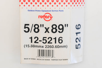 Rotary 12-5216, 5L-890 5/8" x 89" V-Belt NOS