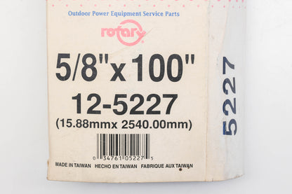 Rotary 12-5227, 5L-1000 5/8" x 100" V-Belt NOS