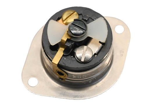 Hubbell HBL7596 15A-125V Twist-Lock Flanged Receptacle Assembly NOS