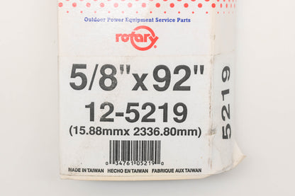 Rotary 12-5219, 5L-920 5/8" x 92" V-Belt NOS