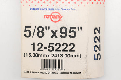 Rotary 12-5222, 5L-950 5/8" x 95" V-Belt NOS