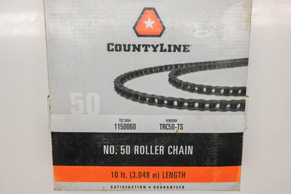CountyLine 1150060, TRC50-TS 10ft #50 Roller Chain Kit NOS