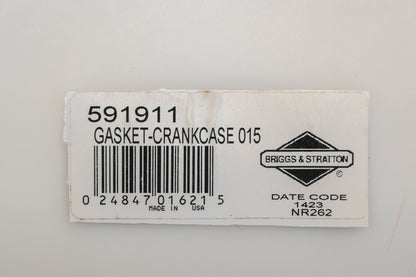 New OEM Briggs & Stratton 591911 Crankcase Gasket NOS