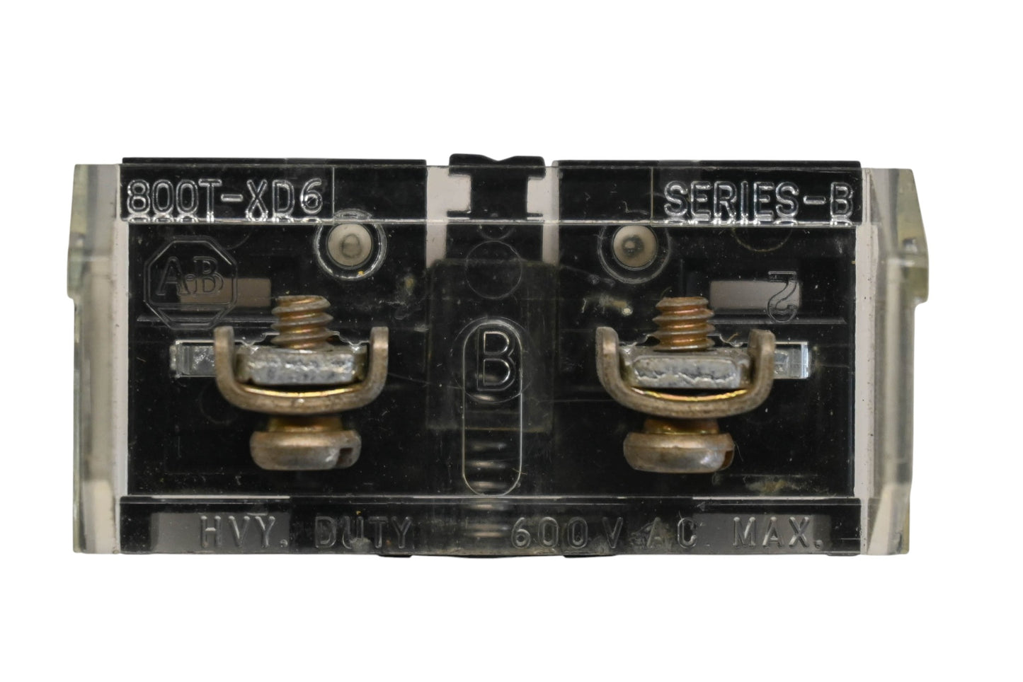 Allen-Bradley 800T-XD6 600V Contact Blocks Series B Qty 2