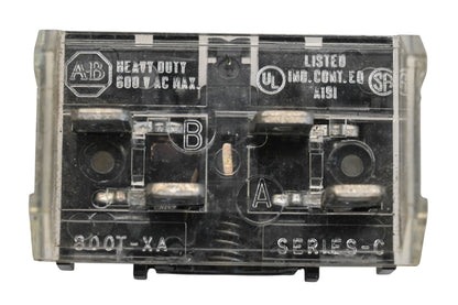 Allen-Bradley 800T-XA 600V Contact Block Series C