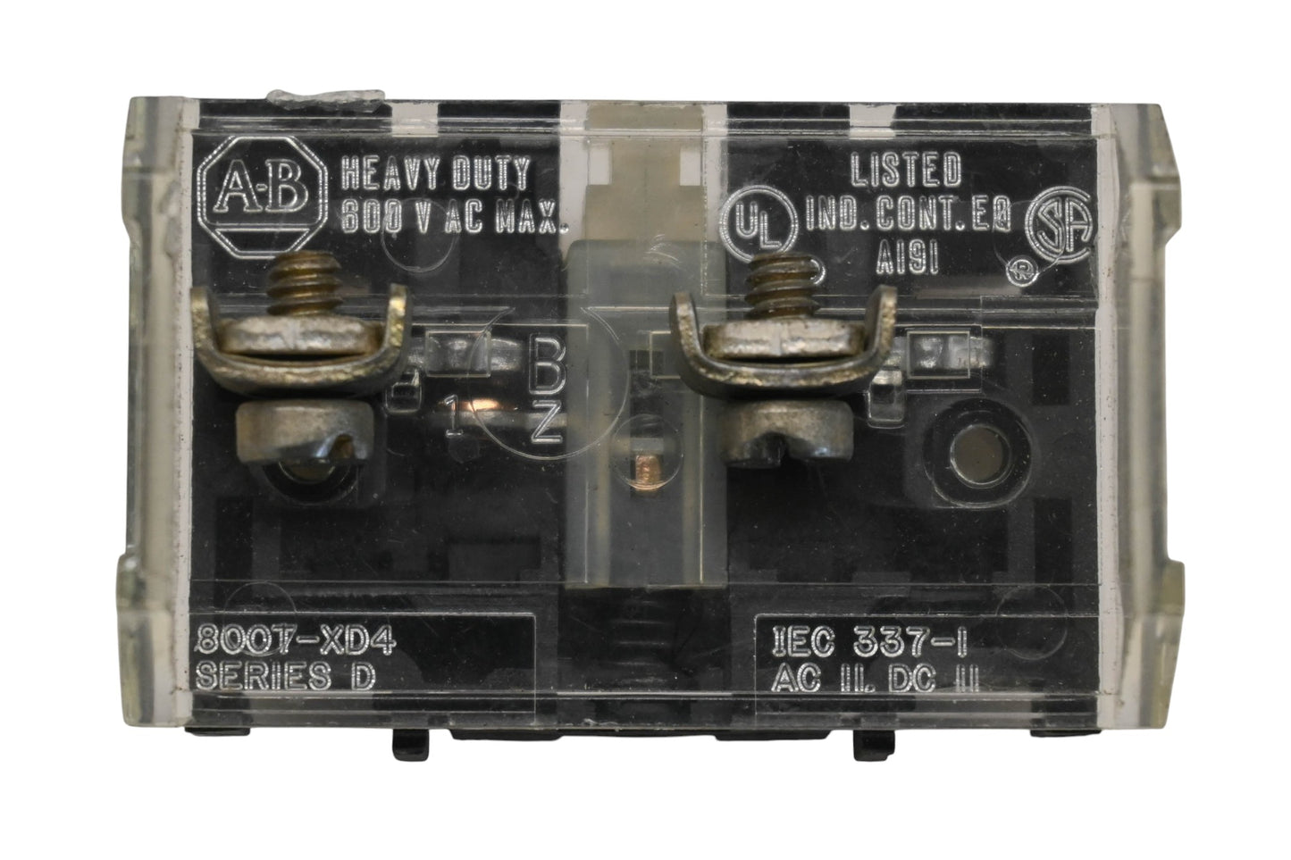 Allen-Bradley 800T-XD4 600V Contact Blocks Series D Qty 3