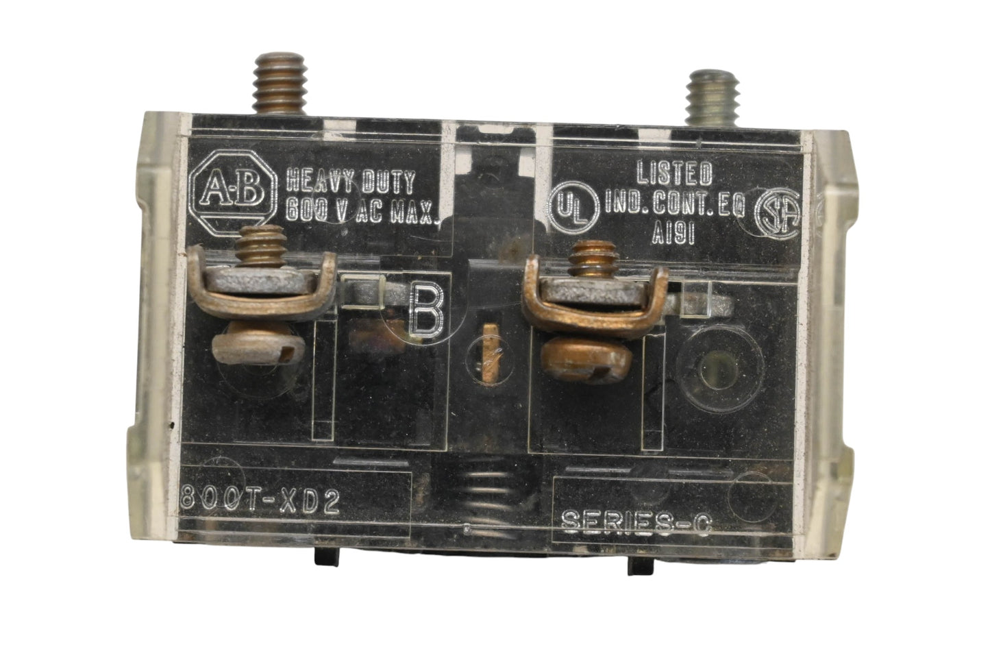 Allen-Bradley 800T-XD2 600V Contact Block Series C