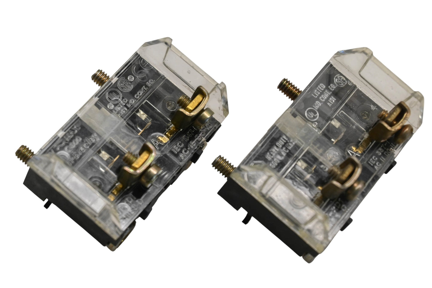 Allen-Bradley 800T-XD1 600V Contact Blocks Series D Qty 2