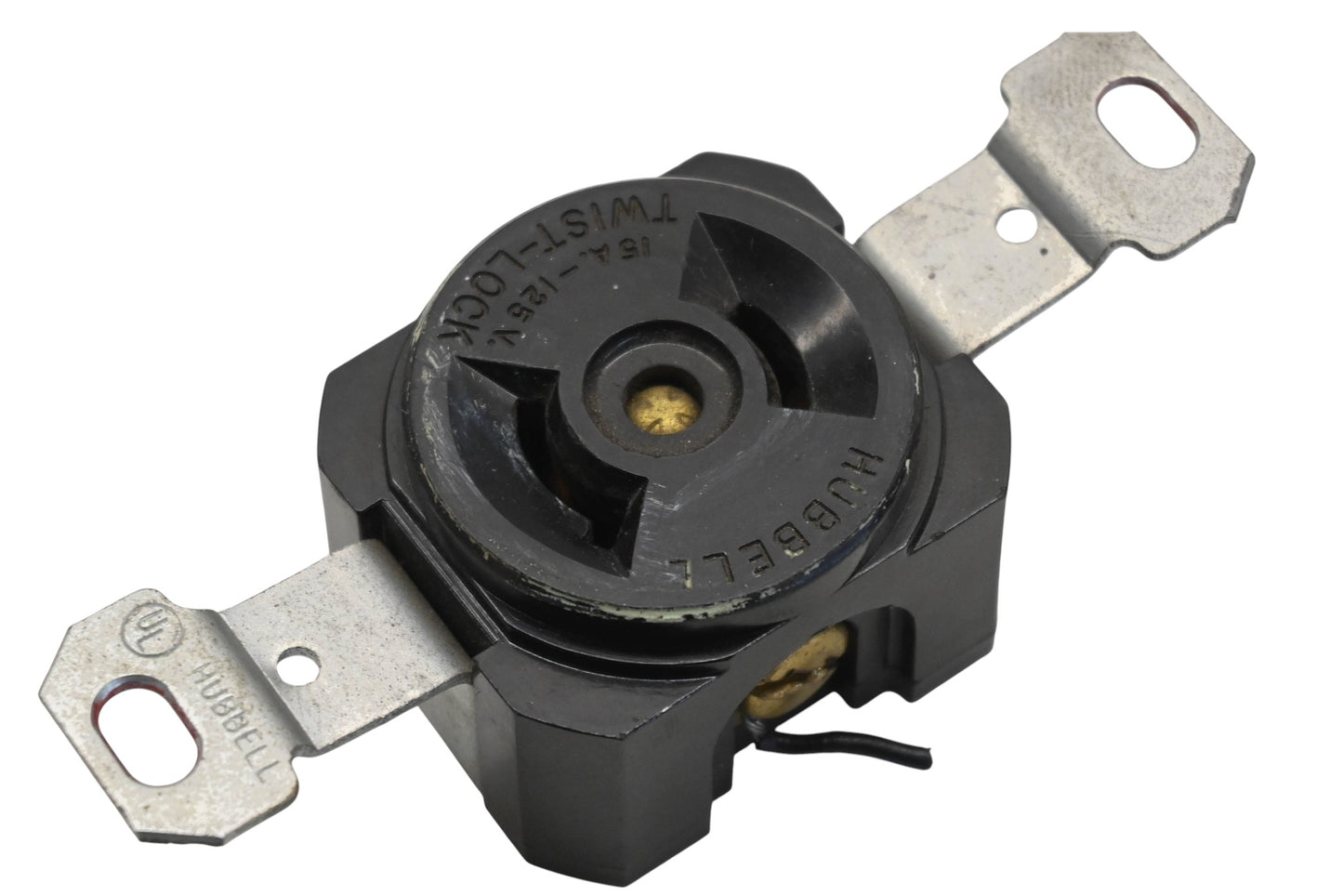 Hubbell 7535 15A-125V Twist-Lock Receptacle Assembly
