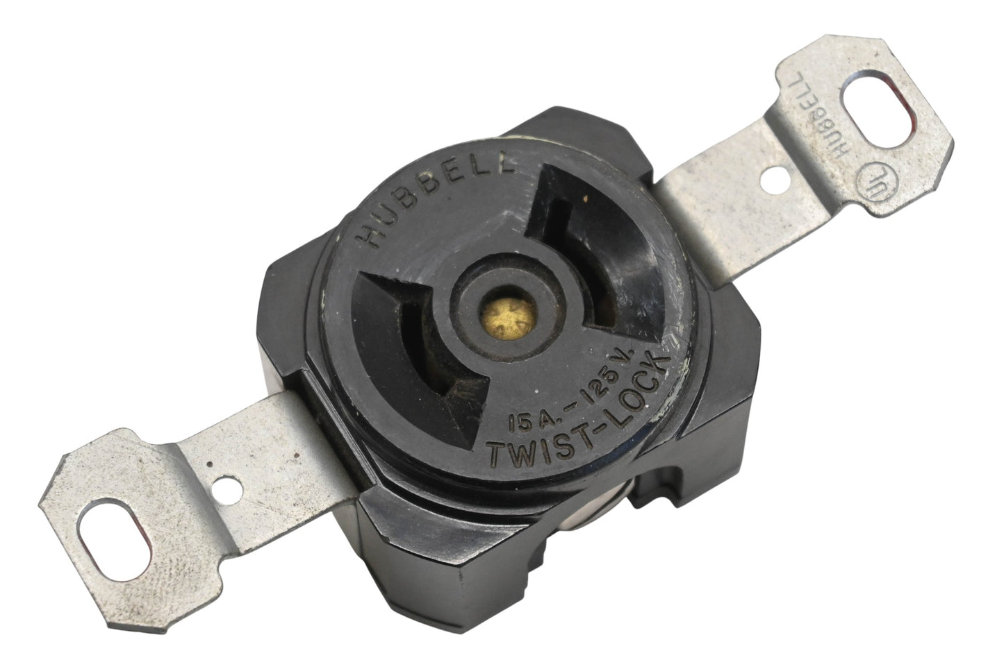 Hubbell 7535 15A-125V Twist-Lock Receptacle Assembly