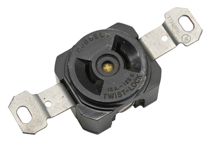 Hubbell 7535 15A-125V Twist-Lock Receptacle Assembly
