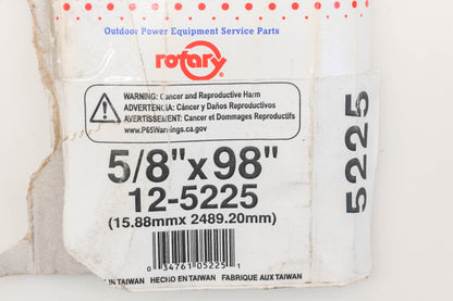 Rotary 12-5225, 5L-980 5/8" x 98" V-Belt NOS