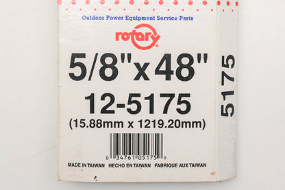 Rotary 12-5175, 5L-480 5/8" x 48" V-Belt NOS
