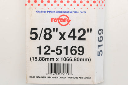 Rotary 12-5169, 5L-420 5/8" x 42" V-Belt NOS