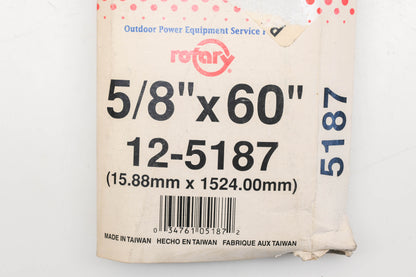 Rotary 12-5187, 5L-600 5/8" x 60" V-Belt NOS