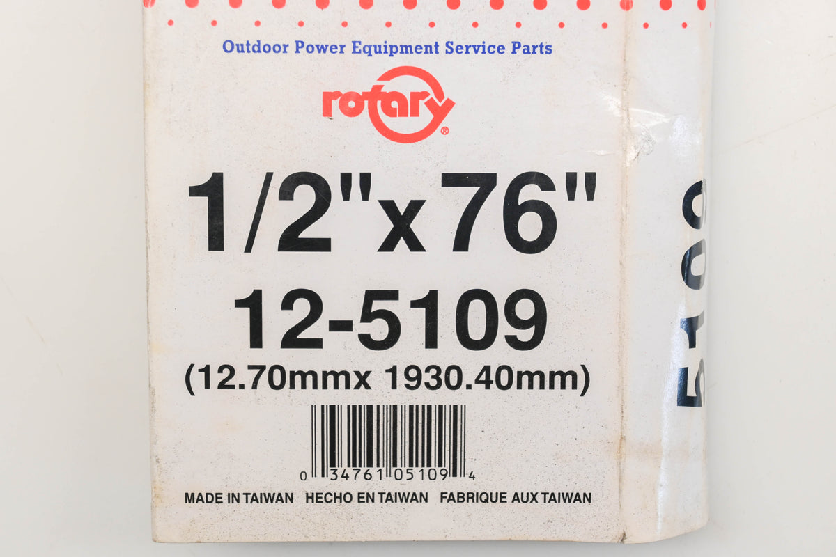 Rotary 12-5109, 4L-760 1/2" x 76" V-Belt NOS