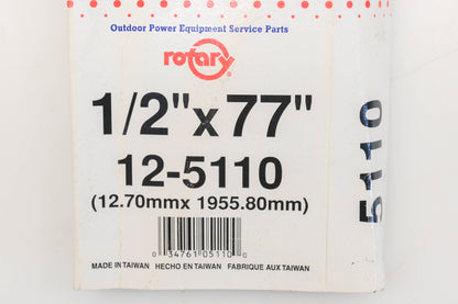 Rotary 12-5110, 4L-770 1/2" x 77" V-Belt NOS