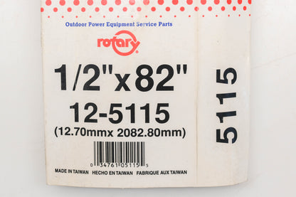 Rotary 12-5115, 4L-820 1/2" x 82" V-Belt NOS