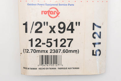 Rotary 12-5127, 4L-940 1/2" x 94" V-Belt NOS