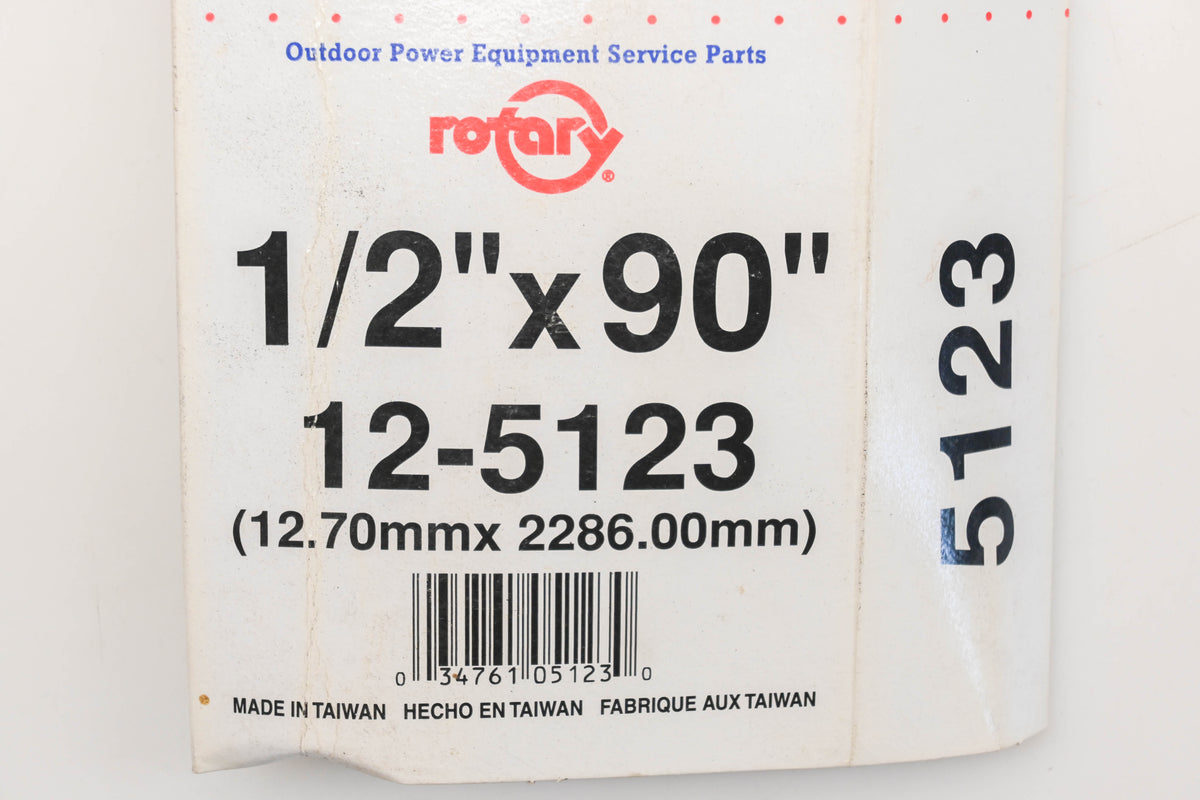 Rotary 12-5123, 4L-900 1/2" x 90" V-Belt NOS
