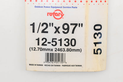 Rotary 12-5130, 4L-970 1/2" x 97" V-Belt NOS