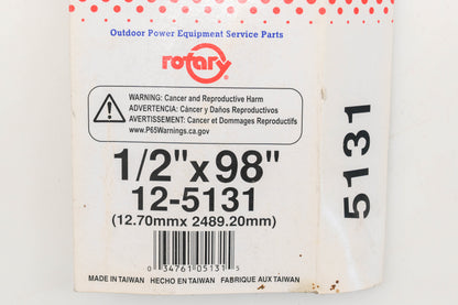 Rotary 12-5131, 4L-980 1/2" x 98" V-Belt NOS