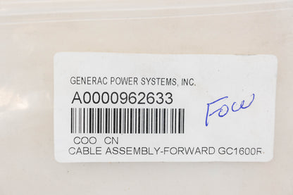 Generac A0000962633, GC1600R Y-Forward Cable Assembly NOS
