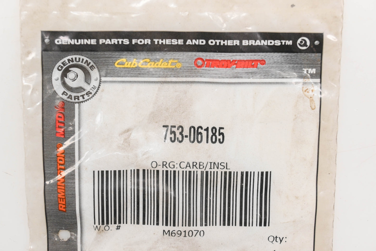 Genuine Parts 753-06185 O-Ring NOS