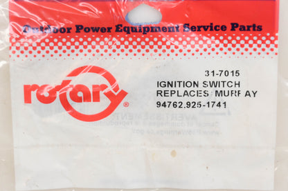Rotary 31-7015, 94762, 925-1741 Ignition Switch NOS