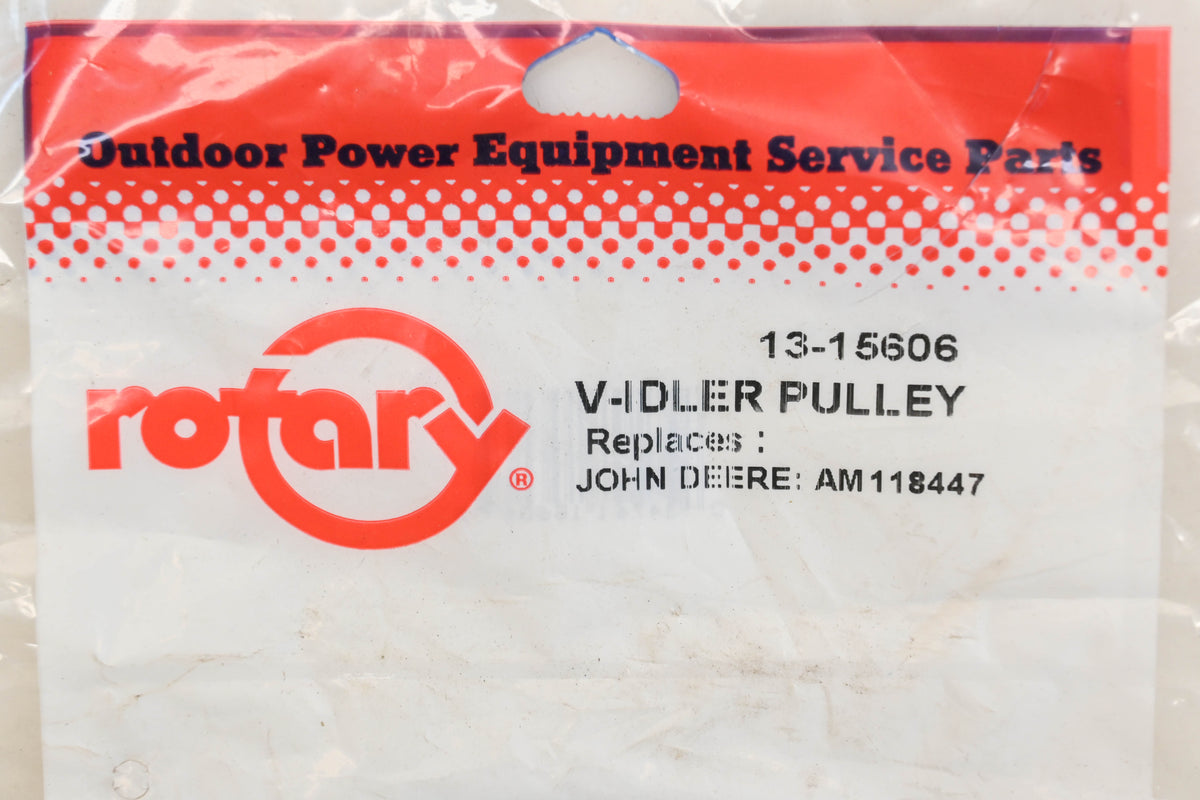 Rotary 13-15606, AM118447 11/16" x 3-11/16" x 11/16" V-Idler Pulley NOS