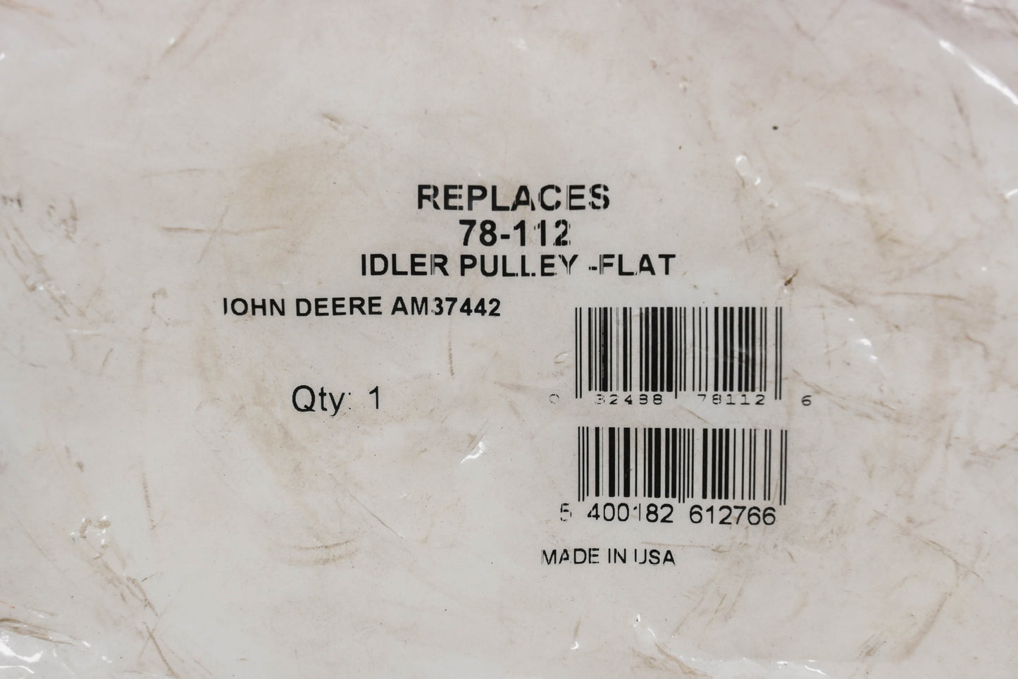 Oregon 78-112, AM37442 3/4" x 4-3/8" x 11/16" Idler Pulley NOS