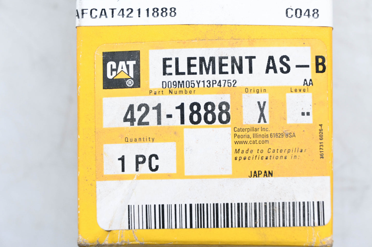 Cat 421-1888 Crankcase Breather Filter NOS