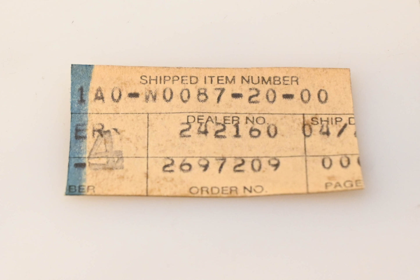 Yamaha 1A0-W0087-20-00 Flasher Switch Knob Kit NOS