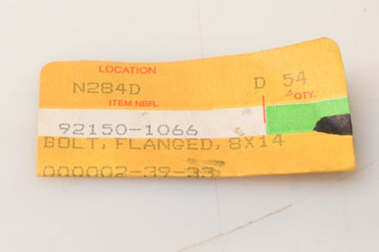 New OEM Kawasaki 92150-1066 Flanged Bolt NOS