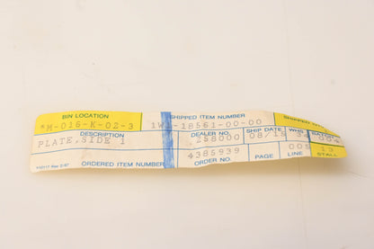 Yamaha 1W1-18561-00-00 Side Plate NOS